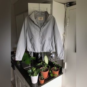 Crop utility jacket